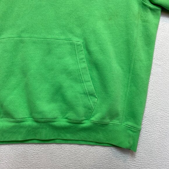 Nike Hoodie Mens 2XL Green BE NIKE Sweatshirt Pullover - Picture 5 of 14